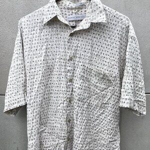 Vintage Henry Grethel button down Short Sleeve Men's Shirt Sz Medium